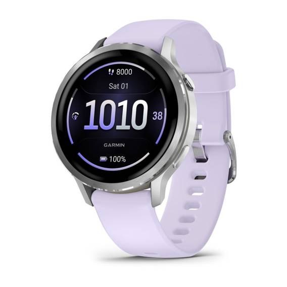 Obrázok pre Garmin Venu 4 3,05 cm (1.2") AMOLED 41 mm Digitální 390 x 390 px Dotyková obrazovka Stříbrná Wi-Fi GPS