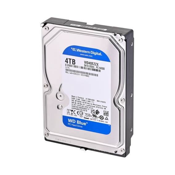 Obrázok pre Western Digital WD Blue 3.5-Inch PC HDD vnitřní pevný disk 4 TB 5400 ot/min 128 MB 3.5" Serial ATA III