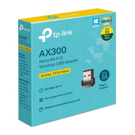 Obrázok pre SÍŤOVÁ KARTA TP-LINK ARCHER TX1U NANO