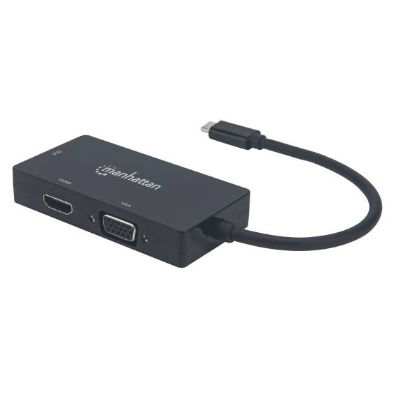 Obrázok pre Manhattan 152983 USB grafický adaptér 3840 x 2160 px Černá