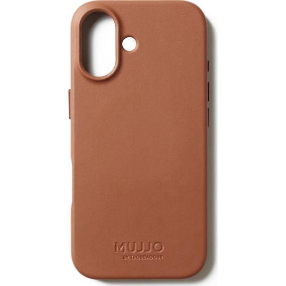 Obrázok pre Mujjo Full Leather Case MagSafe Pouzdro pro iPhone 17 Hnědý