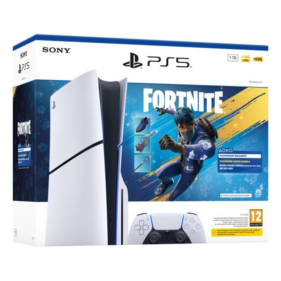 Obrázok pre Sony Interactive Entertainment PlayStation 5 - Fortnite Flowering Chaos Bundle 1 TB Wi-Fi Černá, Bílá