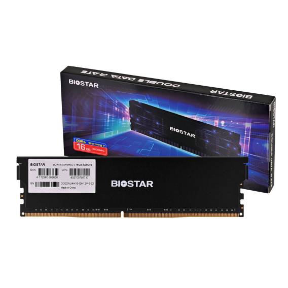 Obrázok pre Paměť DDR4 Biostar 16 GB 3200 MHz s chladičem Storming