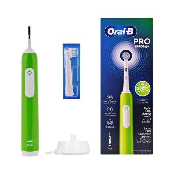 Obrázok pre Oral-B Junior 8006540743027 elektrický zubní kartáček Dětský Rotační kartáček Zelená