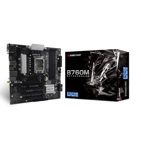 Obrázok pre Biostar B760MXC PRO základní deska Intel B760 LGA 1700 Micro ATX