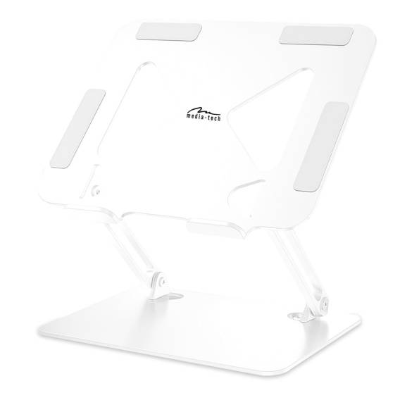 Obrázok pre MEDIA-TECH Stojan na notebook – Laptop Stand MT2661W (bílý)