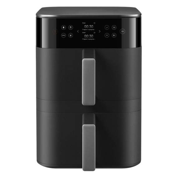 Obrázok pre Xiaomi Smart Double Stack Air Fryer 12L Dvojitý Samostatné 2800 W Horkovzdušná fritéza Černá