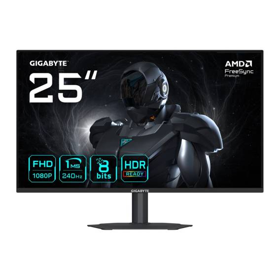 Obrázok pre GIGABYTE G25F2A počítačový monitor 62,2 cm (24.5") 1920 x 1080 px Full HD LED Černá
