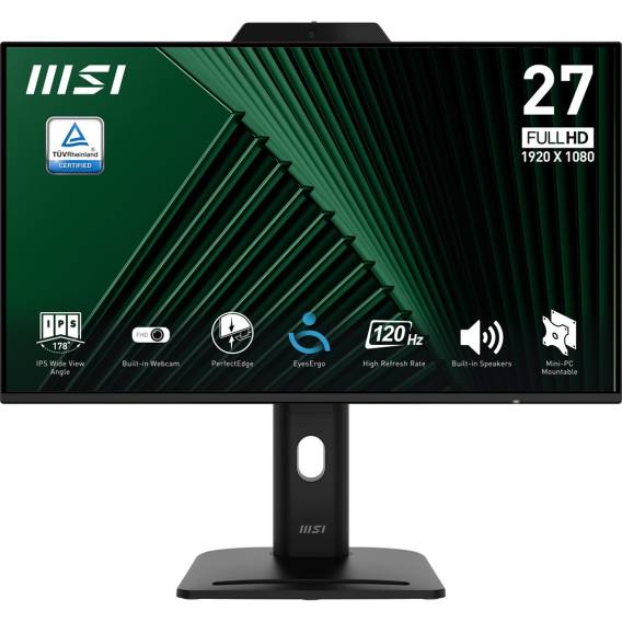 Obrázok pre MSI PRO MP272PMG počítačový monitor 68,6 cm (27") 1920 x 1080 px Full HD LCD Černá