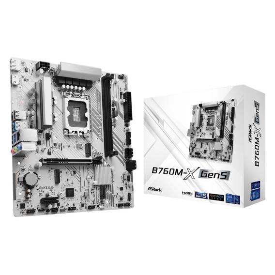 Obrázok pre Asrock B760M-X Gen5 Intel B760 LGA 1700 Micro ATX