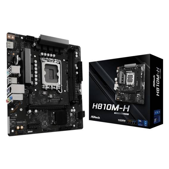 Obrázok pre Asrock H810M-H Intel H810 LGA 1851 (Socket V1) Micro ATX