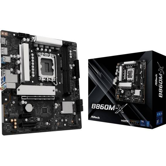 Obrázok pre Asrock B860M-X Intel B860 LGA 1851 (Socket V1) Micro ATX