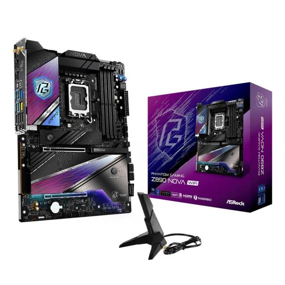 Obrázok pre Asrock Phantom Gaming Z890 Nova WiFi Intel Z890 LGA 1851 (Socket V1) ATX