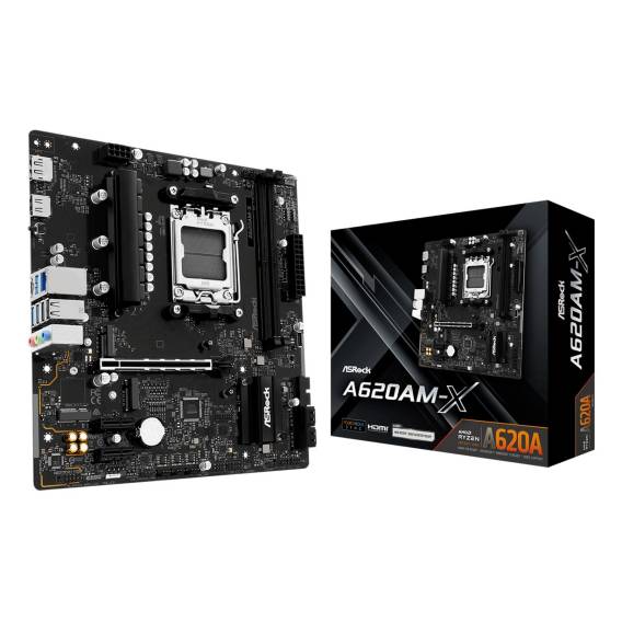 Obrázok pre Asrock A620AM-X základní deska AMD A620 Zásuvka AM5 Micro ATX