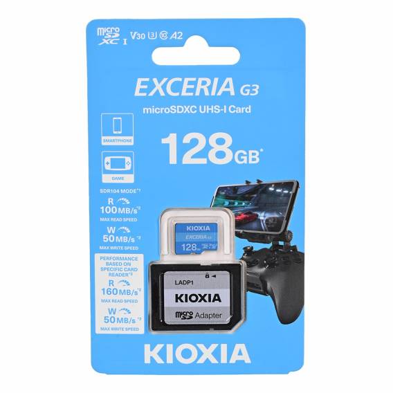 Obrázok pre Kioxia EXCERIA G3 128 GB MicroSDXC UHS-I Třída 10