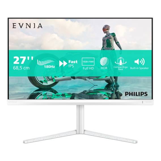 Obrázok pre Philips Evnia 27M2N3201A/00 počítačový monitor 68,6 cm (27") 1920 x 1080 px Full HD LCD Bílá