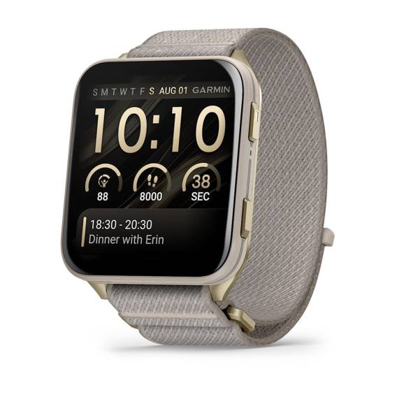 Obrázok pre Garmin Venu X1 5,08 cm (2") AMOLED Digitální 448 x 486 px Dotyková obrazovka Zlato, Titanová Wi-Fi GPS