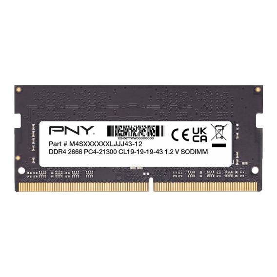 Obrázok pre PNY MN8GSD42666 paměťový modul 8 GB 1 x 8 GB DDR4 260-pin SO-DIMM