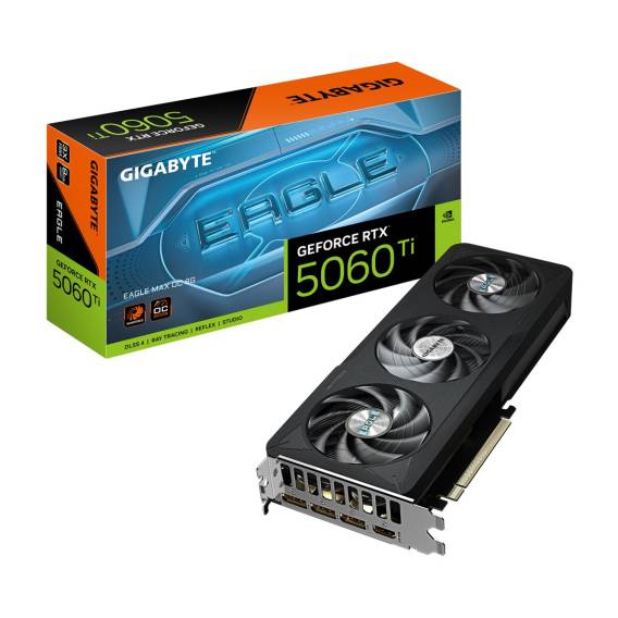 Obrázok pre GIGABYTE GeForce RTX 5060 Ti EAGLE MAX OC 8G NVIDIA 8 GB GDDR7 - grafická karta