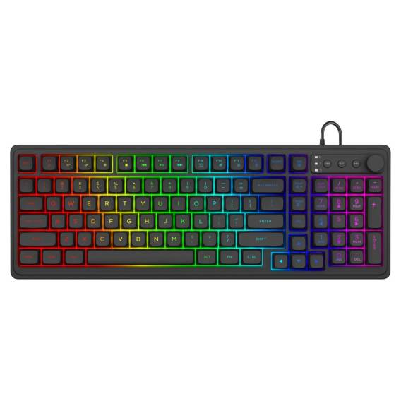 Obrázok pre Savio Galaxis klávesnice Hraní USB QWERTY Americká angličtina Černá
