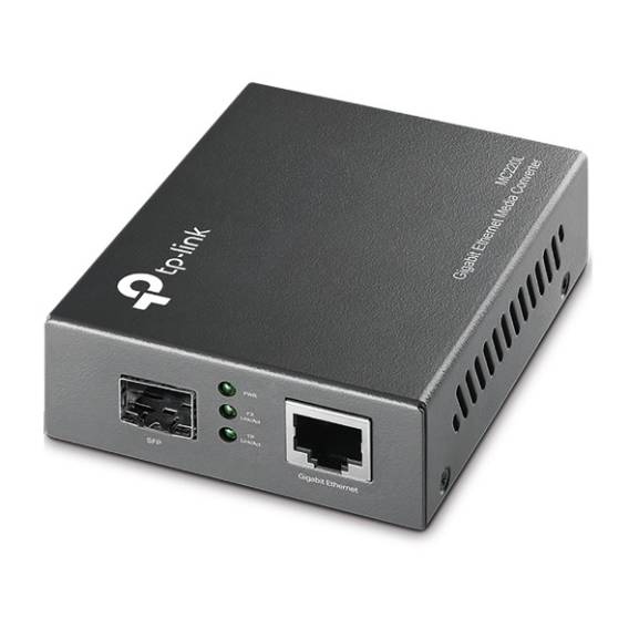 Obrázok pre TP-Link Omada MC220L konvertor síťové kabeláže 1000 Mbit/s Vícevidové, Jednovidové Černá