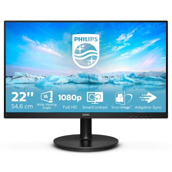 Obrázok pre Philips V Line 221V8A/00 LED display 54,6 cm (21.5") 1920 x 1080 px Full HD Černá