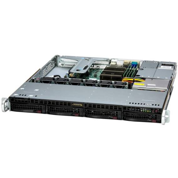 Obrázok pre Supermicro SuperServer SYS-511R-M Intel C266 LGA 1700 Rack (1U) Černá