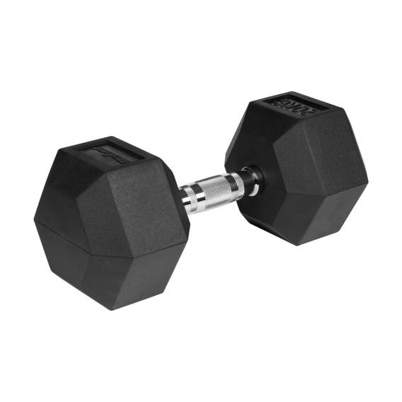 Obrázok pre REBEL ACTIVE Pogumovaná litinová činka 20 kg