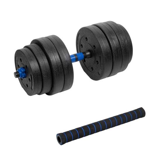 Obrázok pre REBEL ACTIVE Nastavitelná bitumenová činka s konektorem 1x20kg