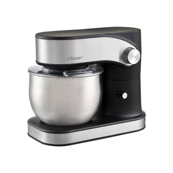 Obrázok pre Planetární mixér MAESTRO MR-557 z mísou 3l, 1200W Černá, Stříbrná