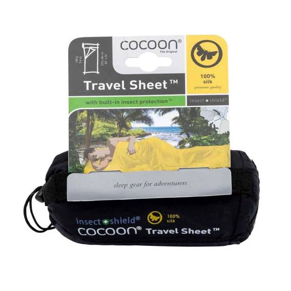 Obrázok pre Cocoon TravelSheet Hranatý spacák Hedvábí Šedá