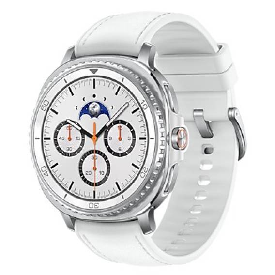 Obrázok pre Samsung Galaxy Watch 8 Classic 3,3 cm (1.3") AMOLED 46 mm Digitální 438 x 438 px Dotyková obrazovka 4G Stříbrná Wi-Fi GPS
