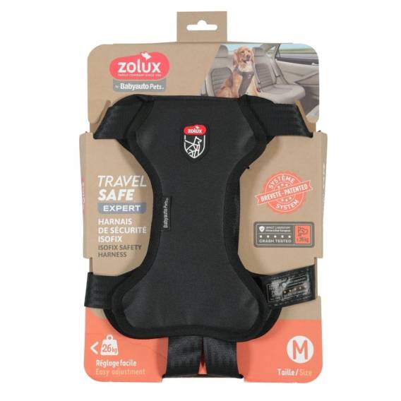 Obrázok pre ZOLUX Travel Safe M black - postroj pro psy