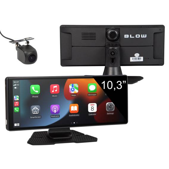 Obrázok pre Bezdrátová multimediální stanice CarPlay5.0 BLOW s videorekordérem a zadní kamerou