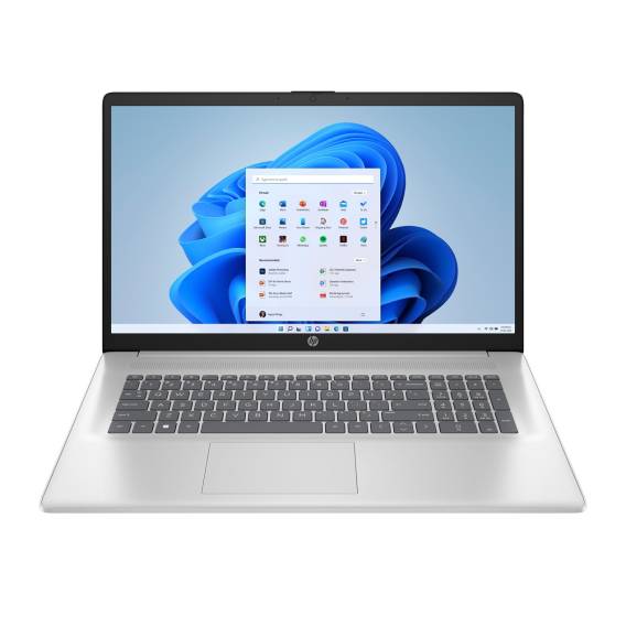 Obrázok pre HP 17-cn4009nw Intel Core 5 120U notebook 43,9 cm (17,3") Full HD 16 GB DDR4-SDRAM 512 GB SSD Wi-Fi 6 (802.11ax) Windows 11 Home Stříbrný