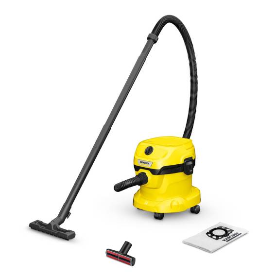 Obrázok pre Vysavač Kärcher WD 2 PLUS V-12/4/18 PET 12 l 1000 W (1.628-017.0) Černá, Žlutá