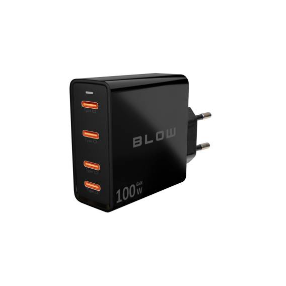 Obrázok pre Nabíječka do zásuvky USB-Cx4 PD 100W GAN černá