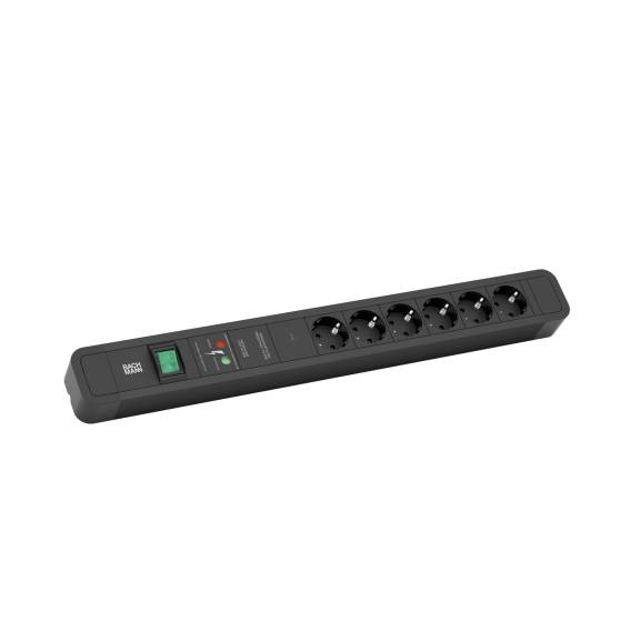 Obrázok pre Bachmann Primo 2 napájecí prodlužovačka 2 m 6 AC zásuvky / AC zásuvek Černá