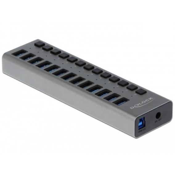 Obrázok pre DeLOCK Externí USB 5 Gbps Hub se 13 porty + vypínač