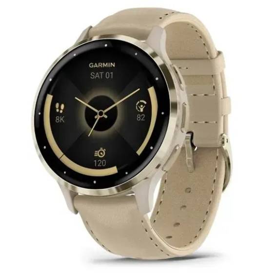 Obrázok pre Garmin 010-02785-55 Chytré hodinky a sportovní hodinky 3,05 cm (1.2") AMOLED 41 mm Digitální 390 x 390 px Dotyková obrazovka Zlato Wi-Fi GPS