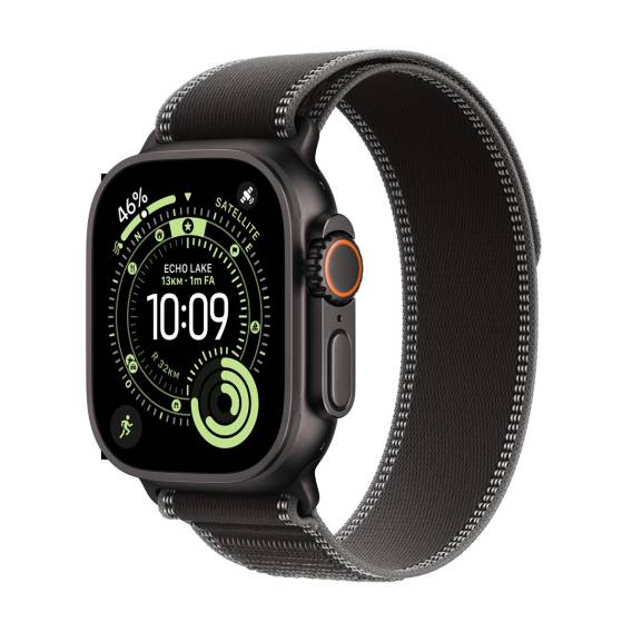 Obrázok pre Apple Watch Ultra 3 OLED 49 mm Digitální 422 x 514 px Dotyková obrazovka 5G Černá Wi-Fi GPS