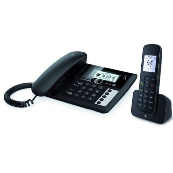 Obrázok pre Telekom Sinus PA 207 Plus 1 Analog/DECT telefon Identifikace volajícího Černá