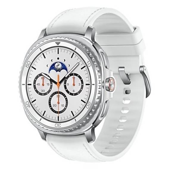 Obrázok pre Samsung Galaxy Watch 8 Classic 3,3 cm (1.3") AMOLED 46 mm Digitální 438 x 438 px Dotyková obrazovka Stříbrná Wi-Fi GPS