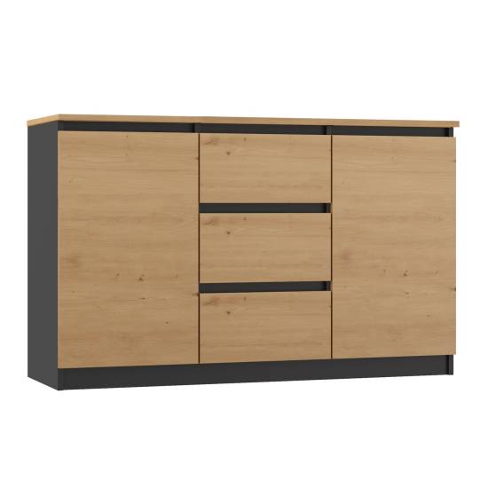 Obrázok pre Topeshop 2D3S ANT/ART BA KPL komoda