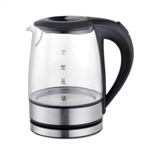 Obrázok pre Maestro MR-062-Black Skleněná rychlovarná konvice 1,2 l