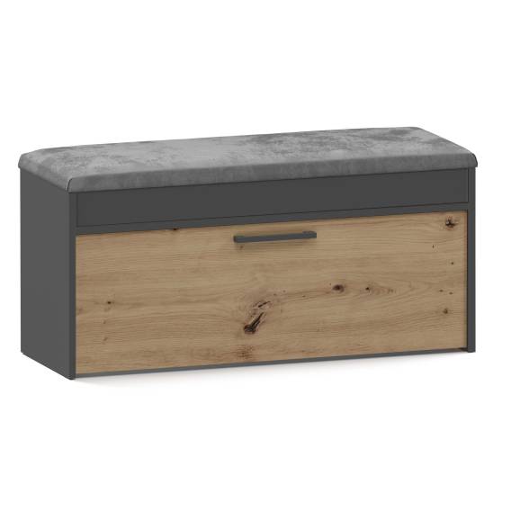Obrázok pre Topeshop PARMA SZAFKA ANT/ART organizér na boty Zavřené Antracit, Dub