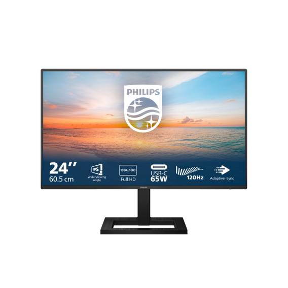 Obrázok pre Philips 1000 series 24E1N1300AE/00 počítačový monitor 60,5 cm (23.8") 1920 x 1080 px Full HD LCD Černá