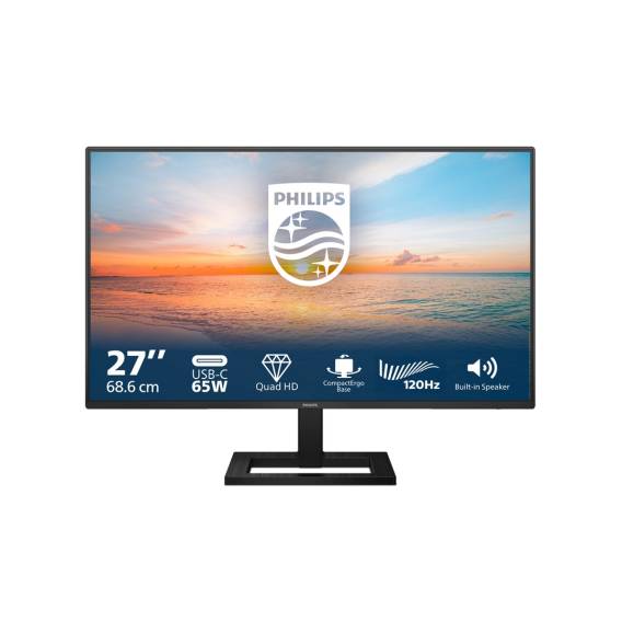 Obrázok pre Philips 1000 series 27E1N1600AE/00 počítačový monitor 68,6 cm (27") 2560 x 1440 px Quad HD LCD Černá