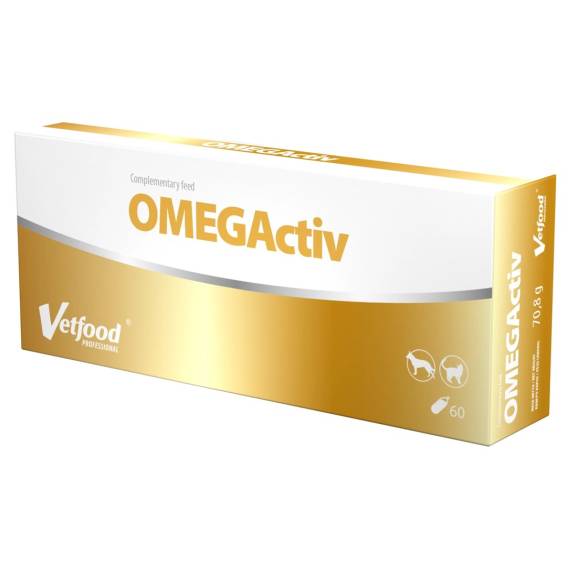 Obrázok pre VETFOOD Omega Activ - doplňky stravy pro psy a kočky - 60ks