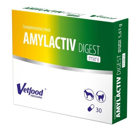 Obrázok pre VETFOOD Amylactiv Digest Mini - doplňky stravy pro psy a kočky - 30ks